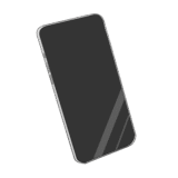 スマートフォン（スマホ画面オフ）のイラスト