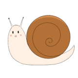 カタツムリのイラスト