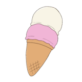 アイスクリームのイラスト