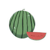 スイカのイラスト