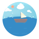 海の日のイラスト