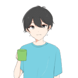 ぶくぶくうがいをする男の子のイラスト