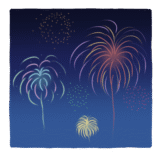 打ち上げ花火のイラスト
