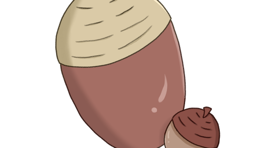 どんぐりのイラスト