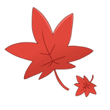 もみじのイラストです。
